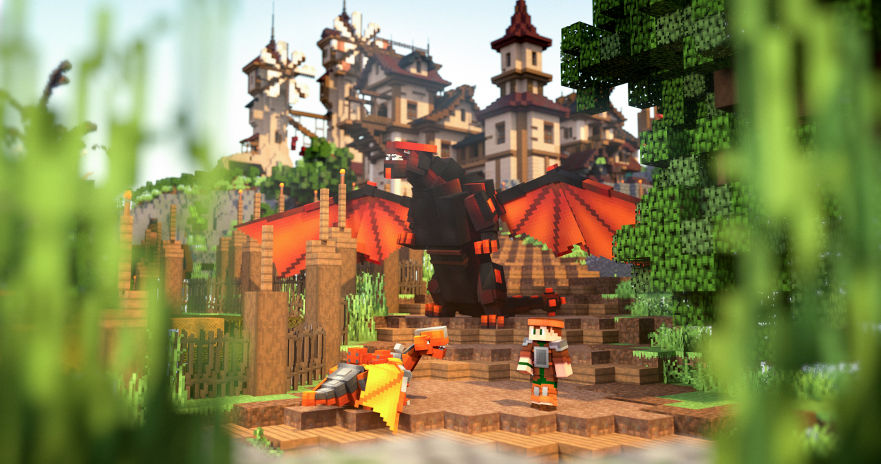 How to Train Your Dragon in Minecraft Marketplace